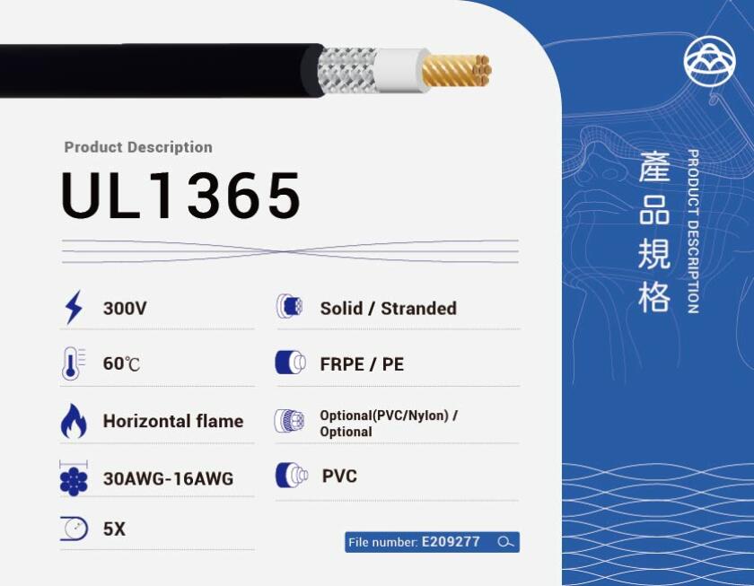 UL1365 PE insulated Wire