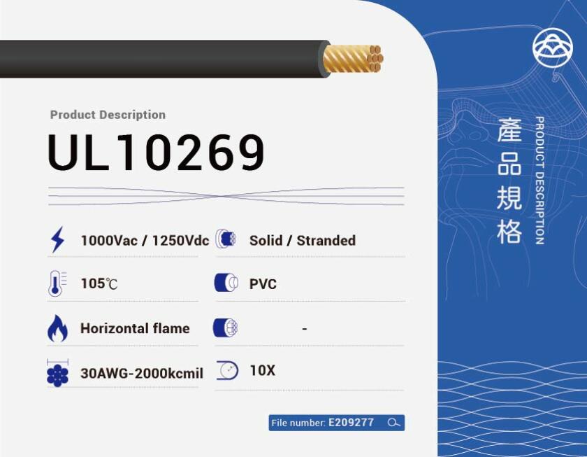 UL10269 PVCワイヤー